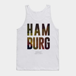 Hamburg City typography Tank Top